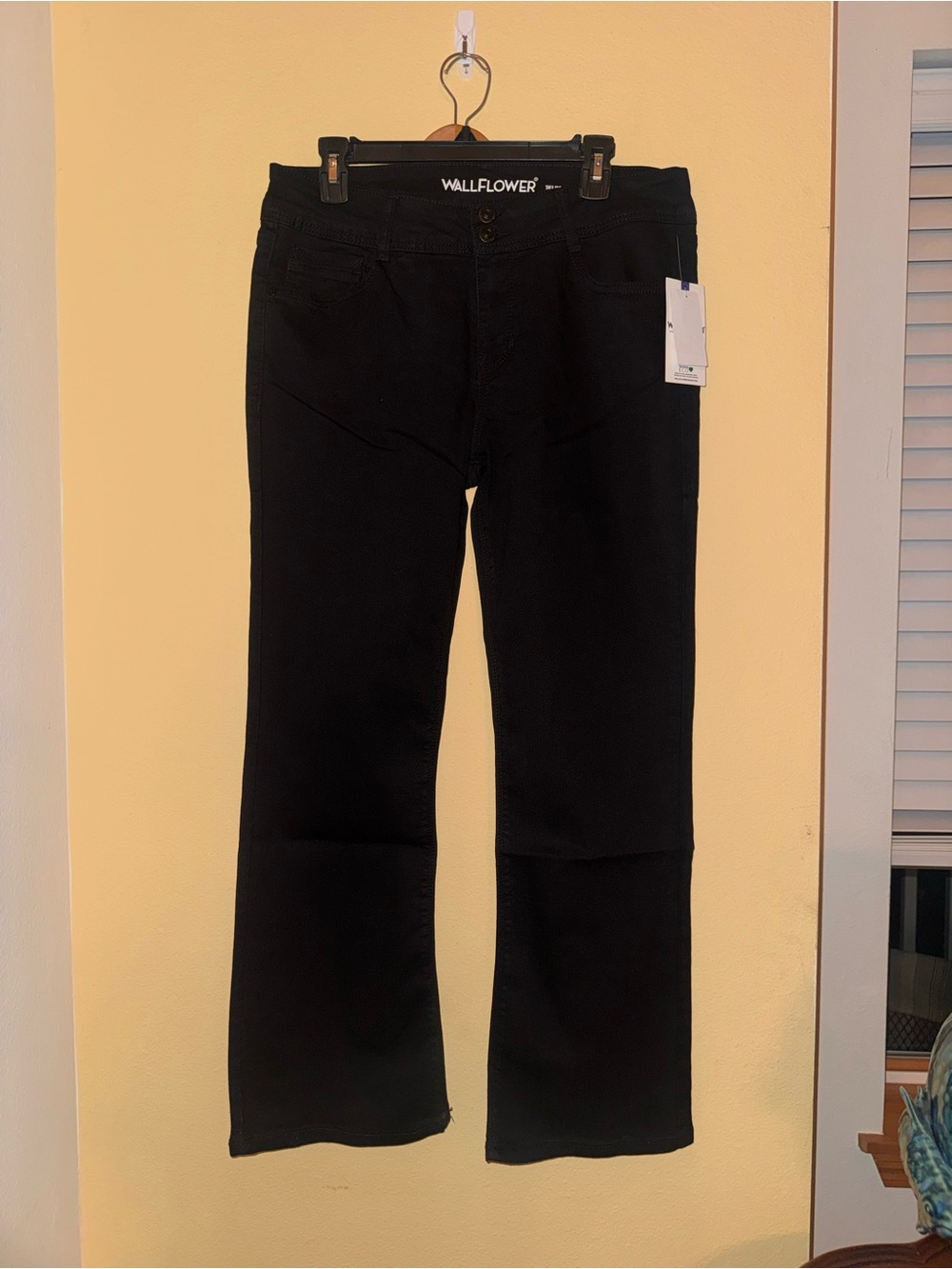 Wallflower Black Wide-Leg Jeans for Women